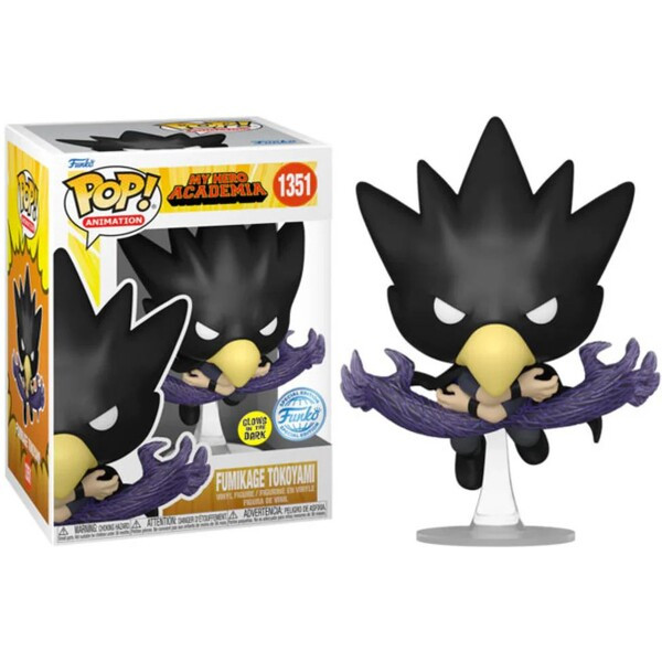 Funko POP! #1351 Animation: MHA - Tokoyami Fallen Angel (GITD) (Exclusive)