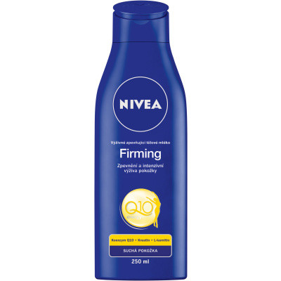 Nivea Body Milk Firming Q10 výživné zpevňující tělové mléko, 250 ml