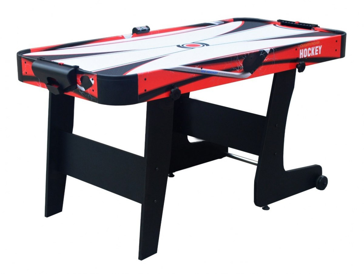 Air Hockey stůl vzdušný lední hokej červený