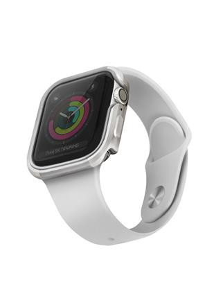 UNIQ Valencia kovové pouzdro Apple Watch Serie 4/5/6/SE (44mm) stříbrné