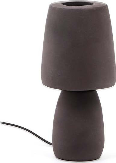 Tmavě hnědá stolní lampa (výška 30 cm) Tandy – Kave Home