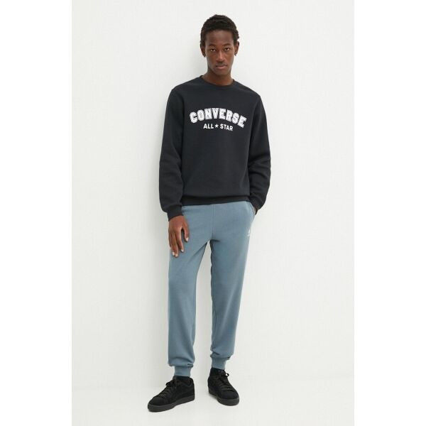 Converse STANDARD FIT CORE CHUCK PATCH PANT FT Unisexové tepláky, světle modrá, velikost