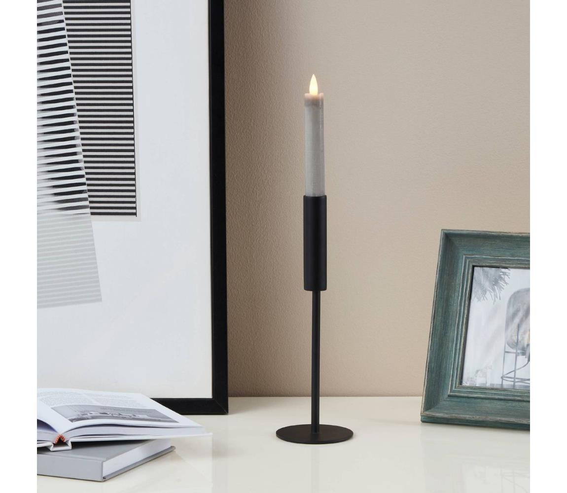 Eglo Eglo 422223 - SADA 2x LED Svíčka ANTANABE LED/1xAAA 15 cm šedá