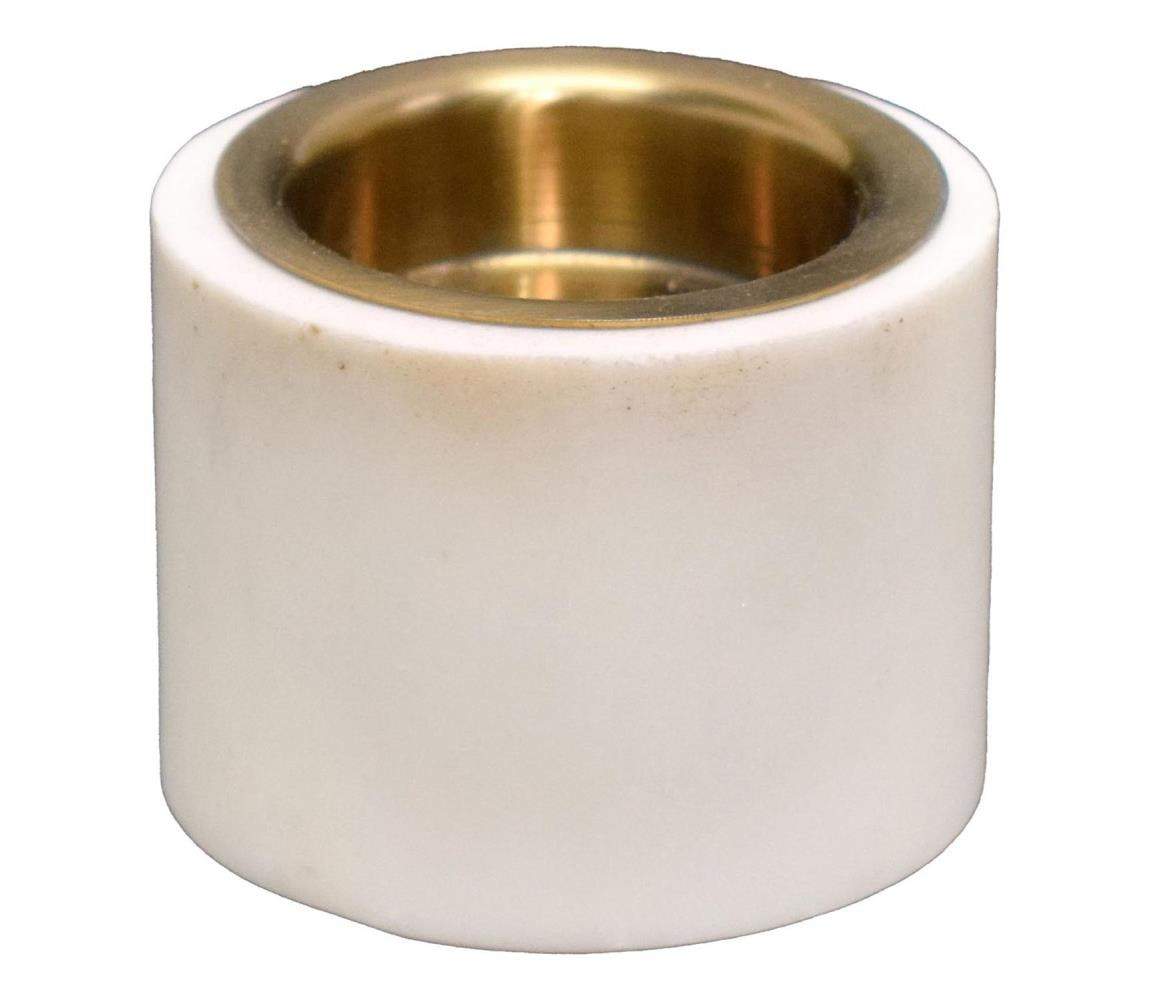 Eglo Eglo 422033 - Svícen ROUYIN 4,5x6 cm mramor/bílá