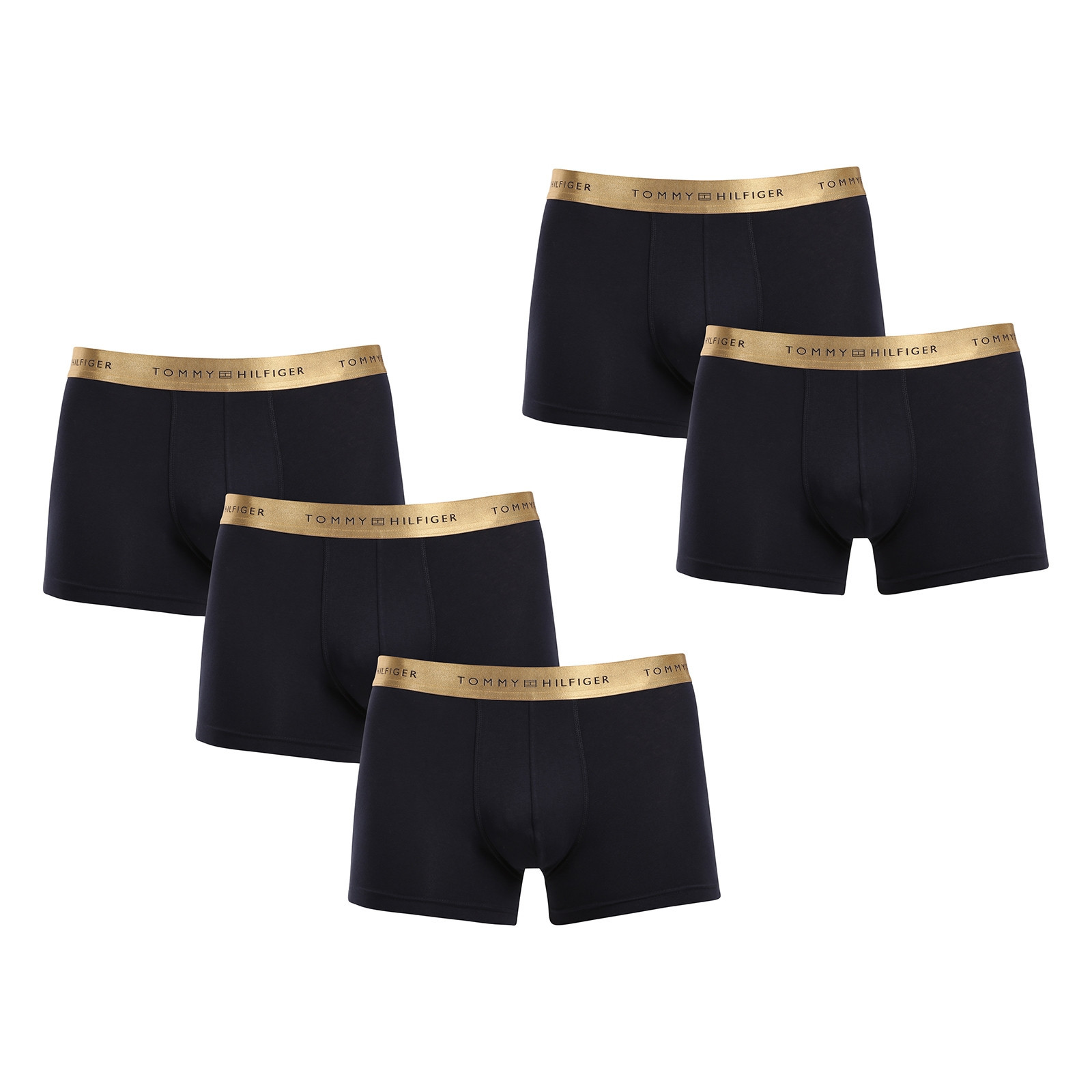 5PACK pánské boxerky Tommy Hilfiger černé (UM0UM03412 0TT) XL, trenky / trenýrky