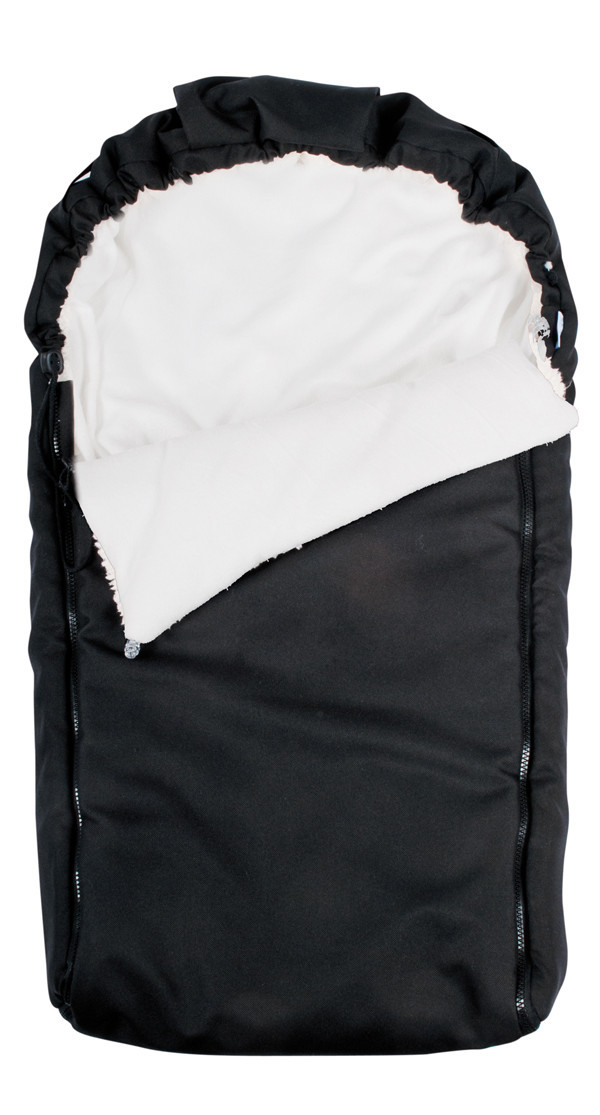 Babymatex Zimní fusak do kočárku COCOON - Černý