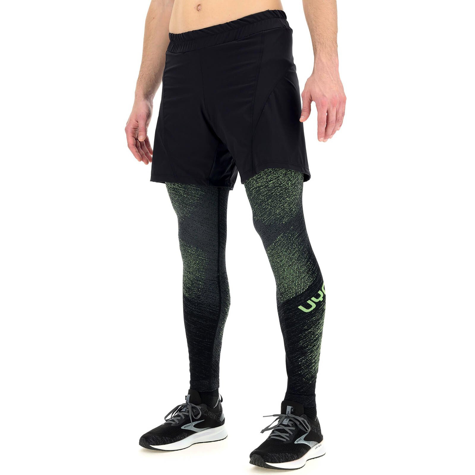 Pánské šortky UYN  Running Exceleration Shorts 2in1 Black XL