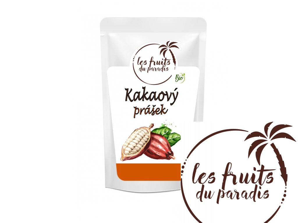 Les fruits de paradis Kakaový prašek BIO 1000g ROZTRŽENÉ BALENÍ