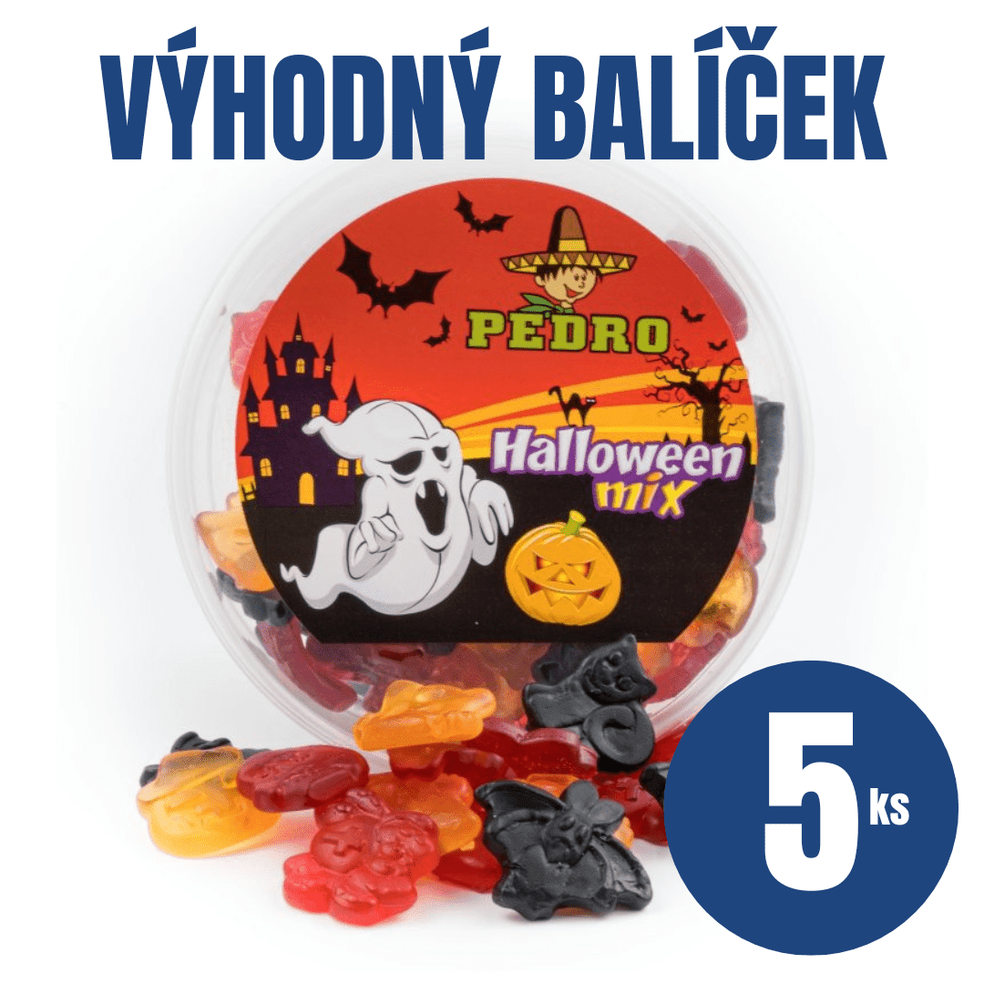 PEDRO Halloween želé mix 5 x 400 g