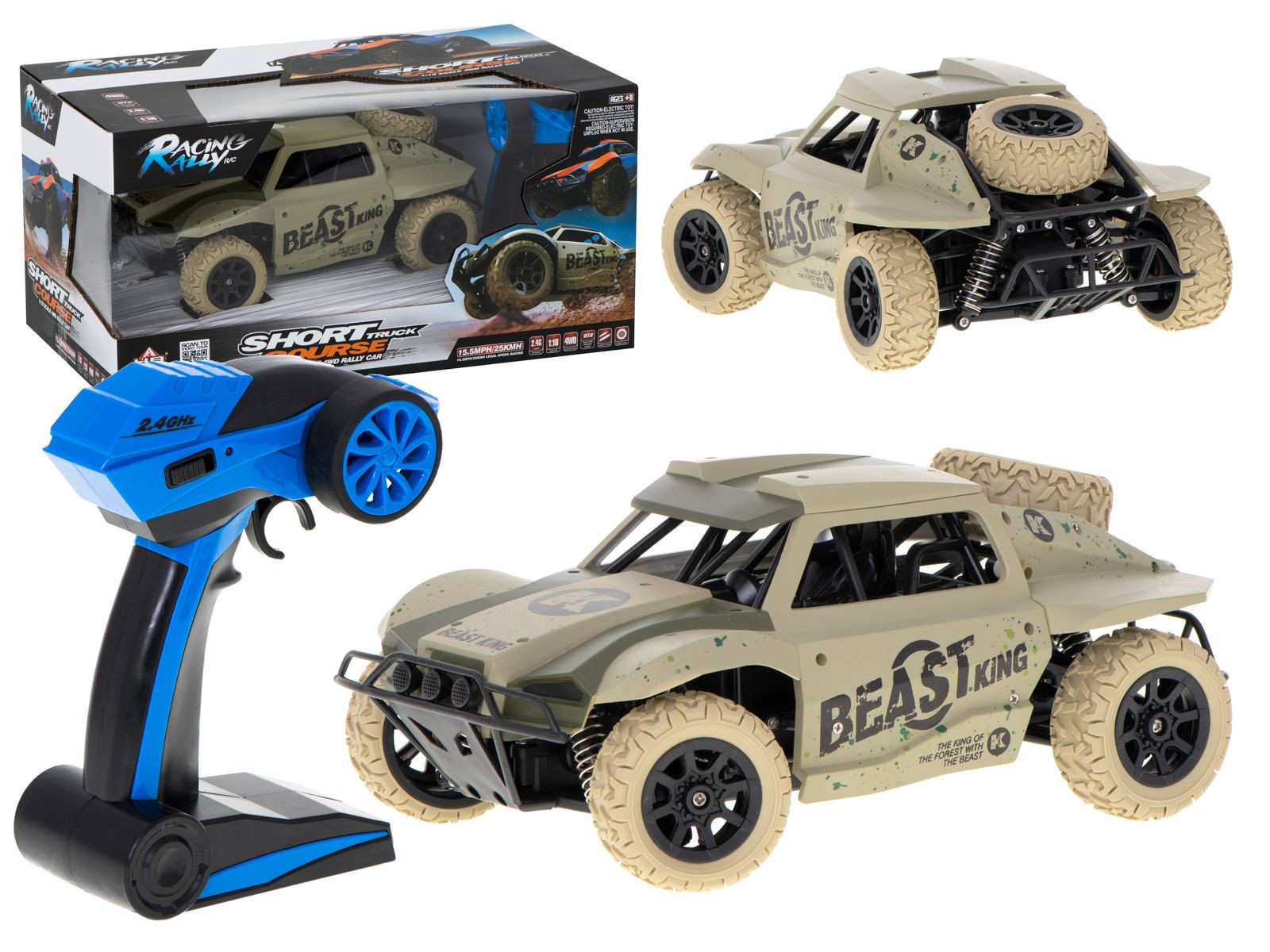 IQ models BEAST king short truck RC 93656 RTR 1:18