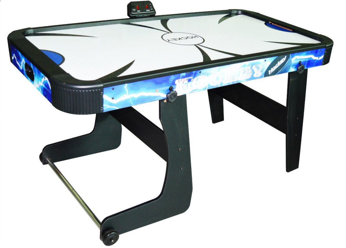 Air Hockey stůl vzdušný lední hokej modrý