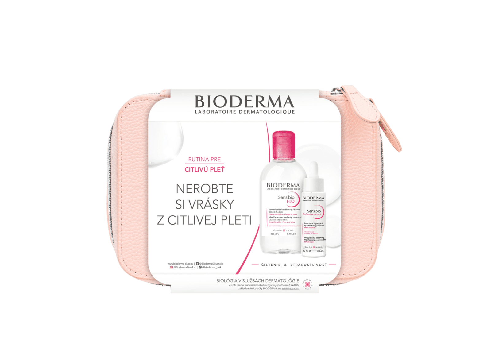 BIODERMA Sensibio dárkový balíček pro citlivou pleť a vrásky