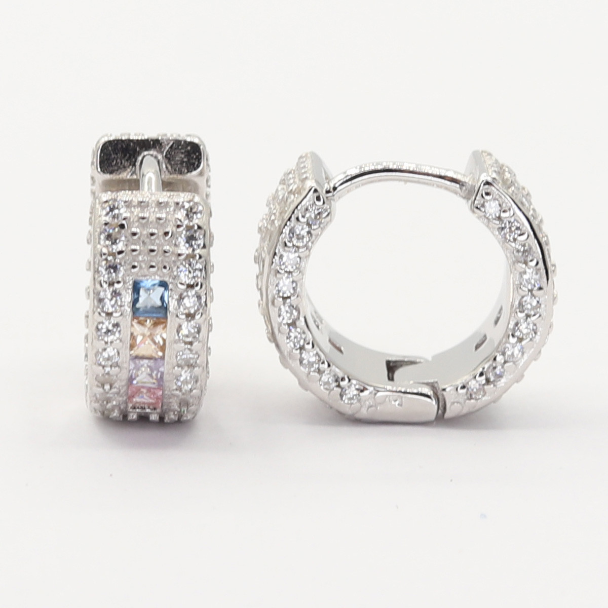 Stříbrné náušnice 110933