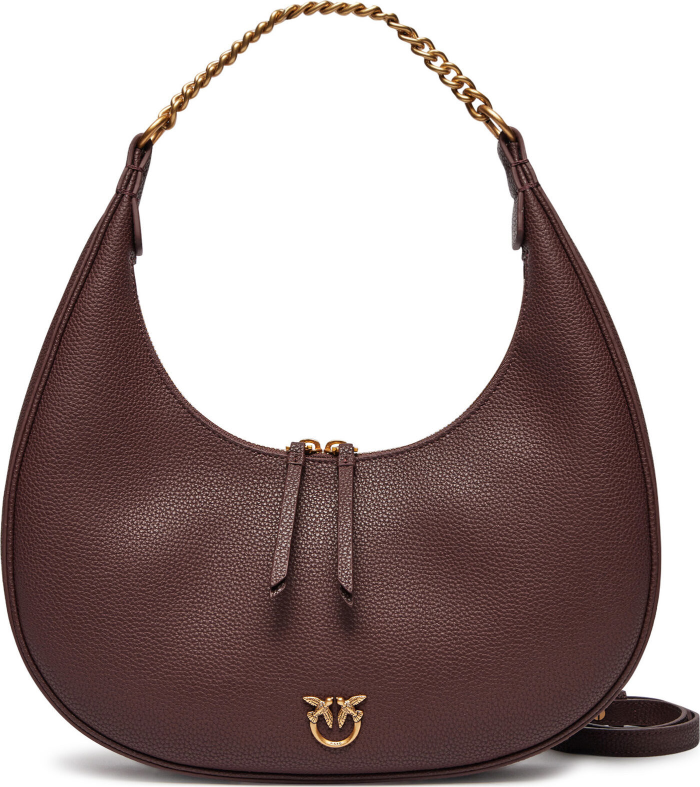 Kabelka PINKO Brioche Hobo Classic AI 24-25 PLTT 101526 A29Q Bordó