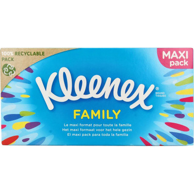 Kleenex Original Family 2vrstvé papírové kapesníčky, 128 ks