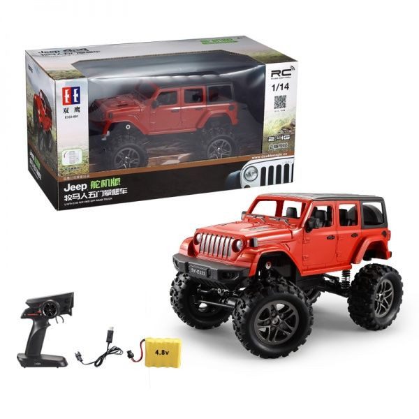 Double Eagle RC Crawler Jeep Wrangler Pickup 2,4 GHz Červená RTR 1:14