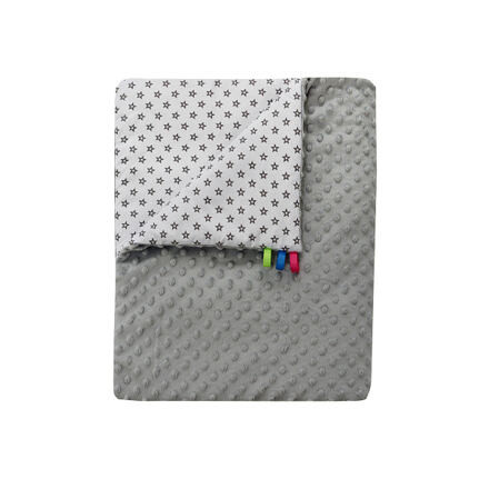 Cosing Deka Minky 100x75 cm, Šedá