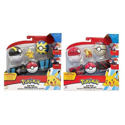 Orbico Pokémon Clip 'n' Go Poké Ball Belt Set 2 druhy