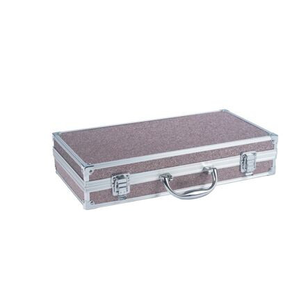 Kosmetický kufřík metalický velký