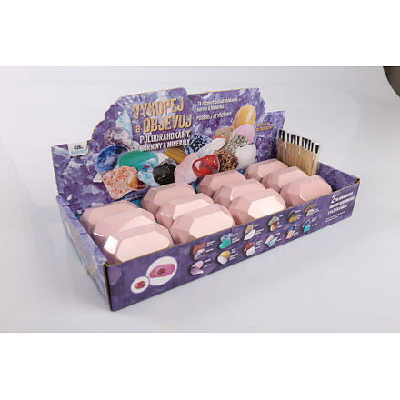 Albi Vykopej a objevuj - MINERÁLY - vejce