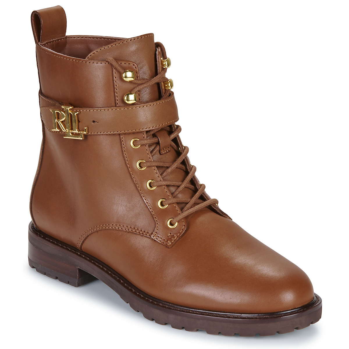 Lauren Ralph Lauren  ELRIDGE-BOOTS-BOOTIE  Hnědá