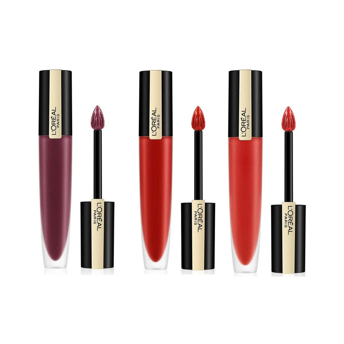 L'oréal  Set of 3 Matte Liquid Lipsticks Signature - 103/113/115