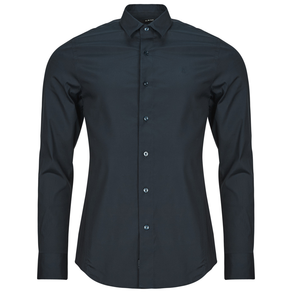 G-Star Raw  UNIFORM SLIM SHIRT L\S  Tmavě modrá