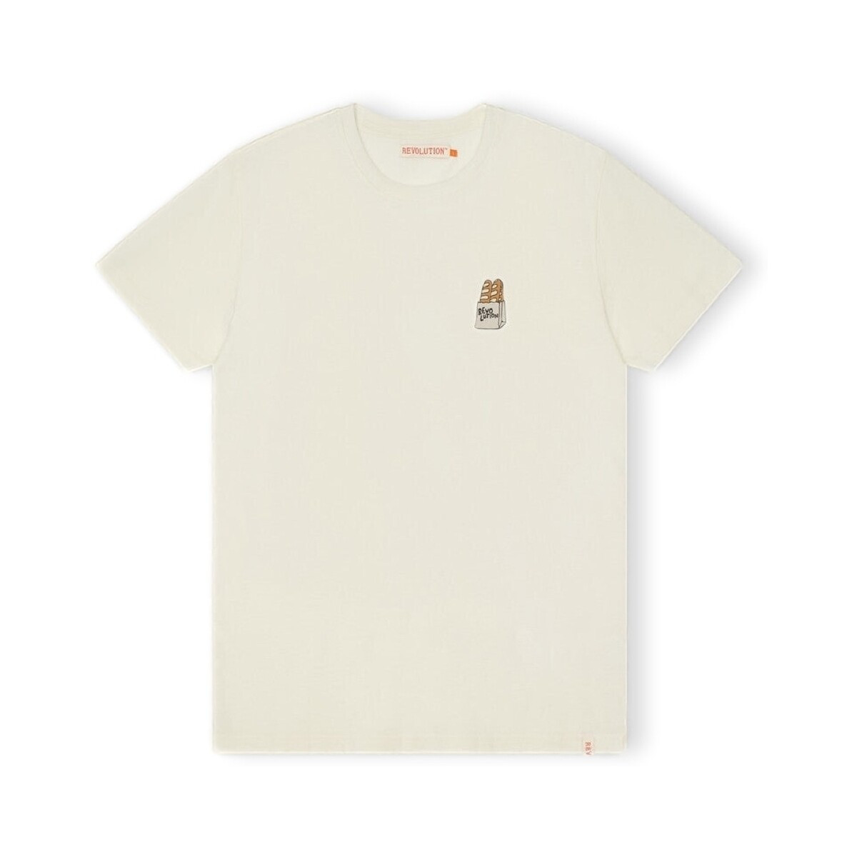 Rvlt Revolution  T-Shirt Regular 1369 FLU - Off White  Bílá