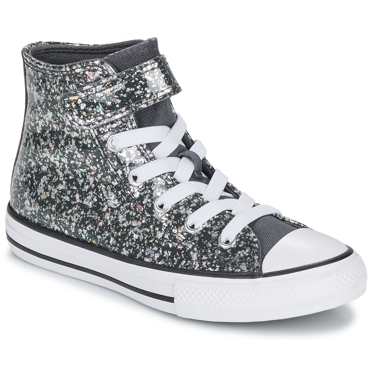 Converse  CHUCK TAYLOR ALL STAR GLITTER EASY-ON  Černá