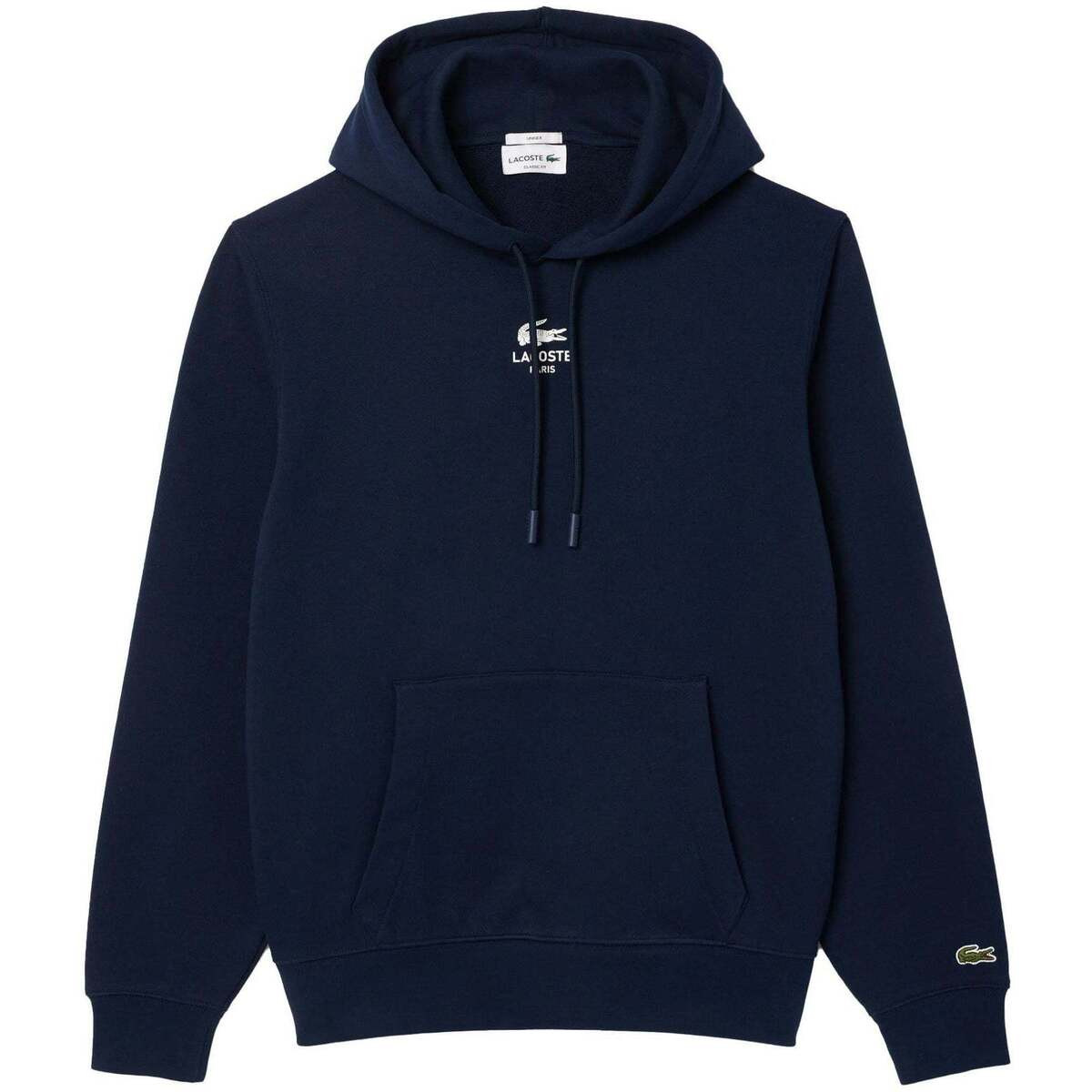 Lacoste  Graphic Print Hoodie Midnight Blue  Modrá