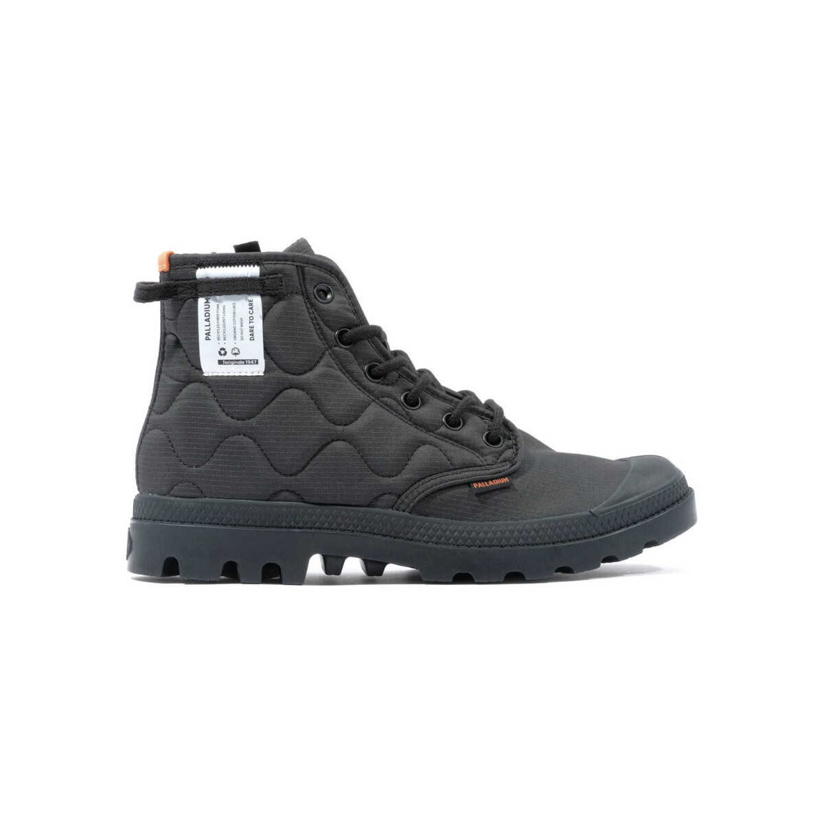 Palladium  Pampa Re-Quilted - Black  Černá