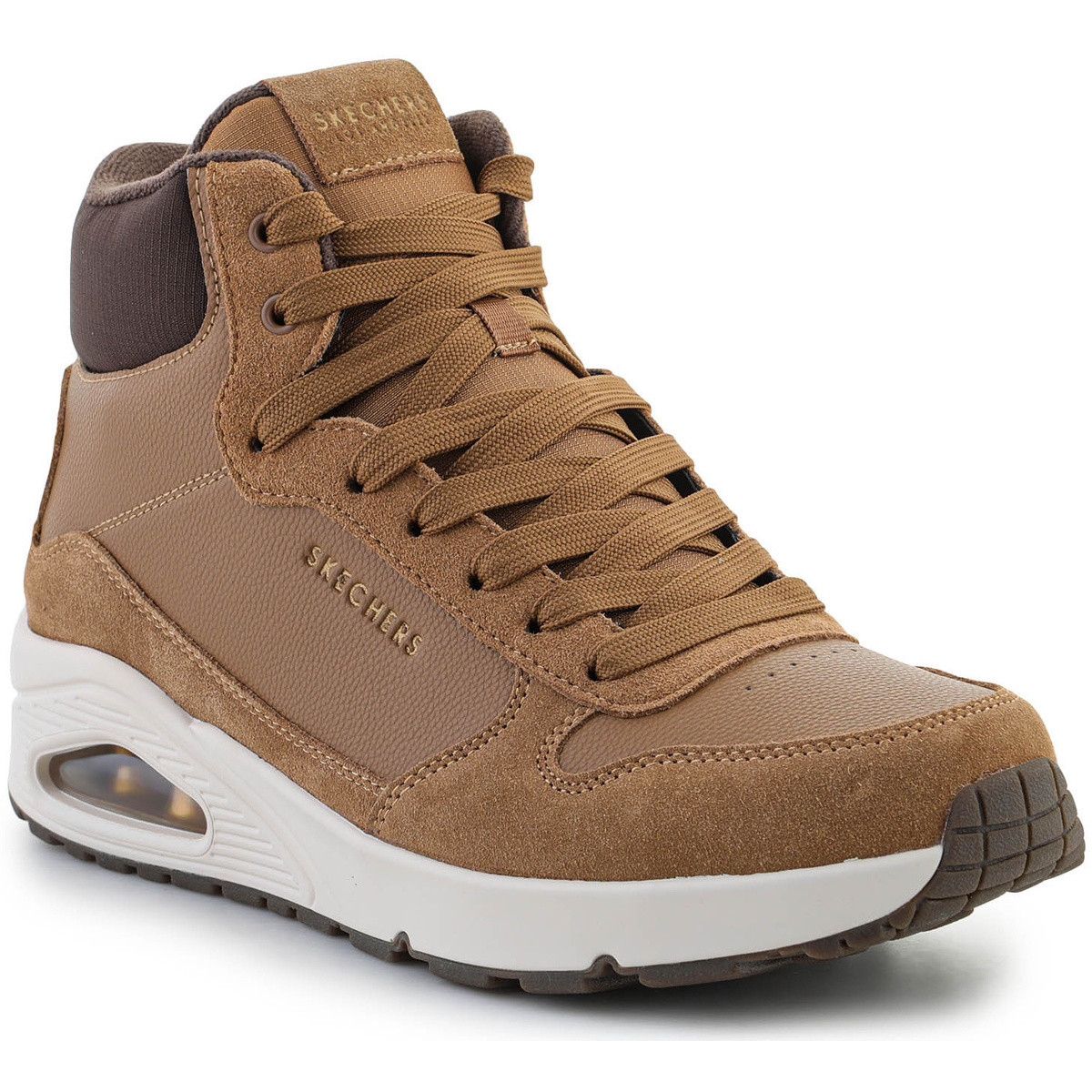 Skechers  Uno Stacre Mid 183013-WSK Whiskey  Hnědá