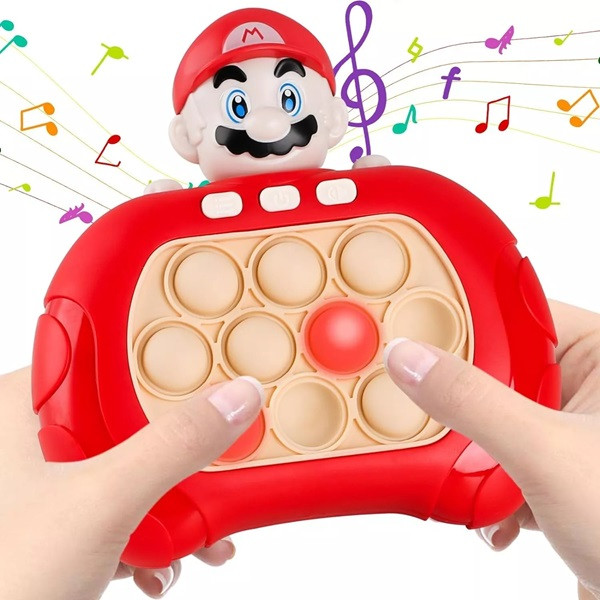 Elektronická hra POP IT Super Mario - červená