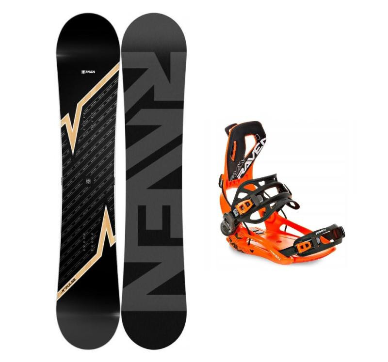 Raven Pulse snowboard + Raven Fastec FT360 orange vázání
