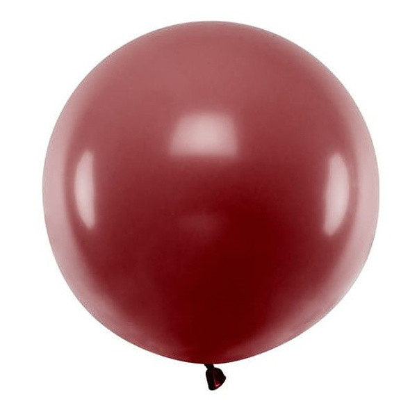 Balón latexový pastelový Burgundy 60 cm