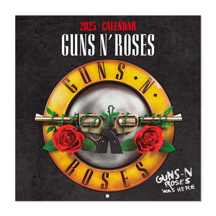 GRUPO ERIK Kalendář 2025 Guns n‘ Roses, 30 x 30 cm