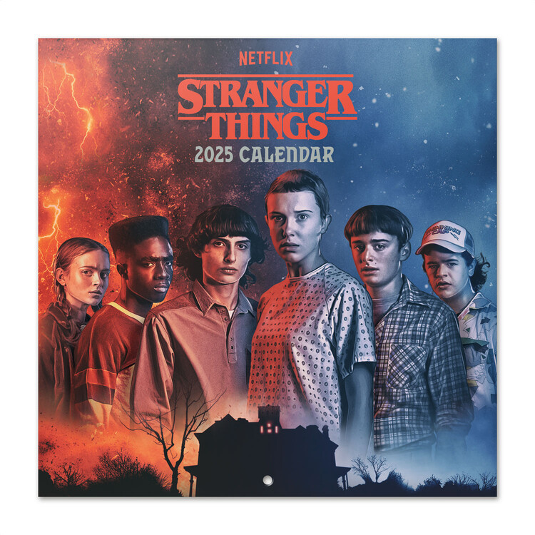 GRUPO ERIK Kalendář 2025 Stranger Things, 30 x 30 cm