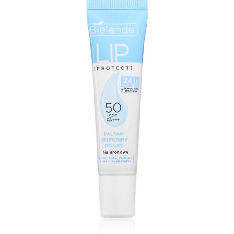 Bielenda Lip Protect Protective Moisturising Lip Balm SPF50 with Hyaluronic Acid hydratační balzám na rty 10 g