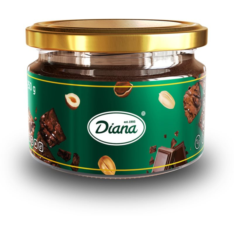 Diana Company Pasta Brownie ořechová pomazánka 250 g