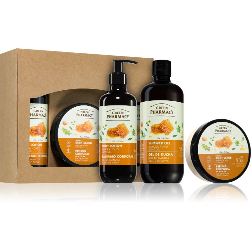 Green Pharmacy Manuka Honey & Olive Oil SET dárková sada