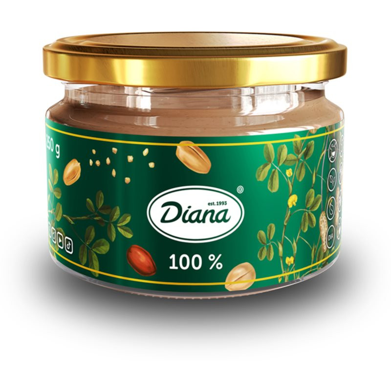 Diana Company Pasta s kousky arašídů ořechová pomazánka 250 g