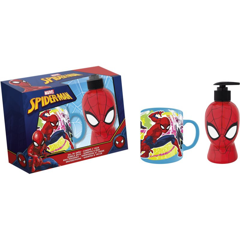 Marvel Spiderman Bubble Bath and Shampoo dárková sada (pro děti)