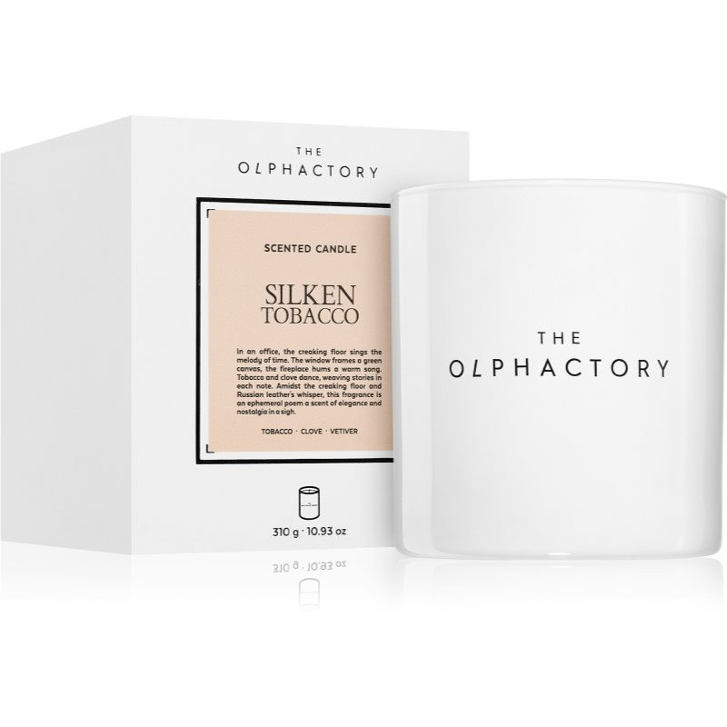 Ambientair The Olphactory White Insignia Silken Tobacco vonná svíčka 310 g