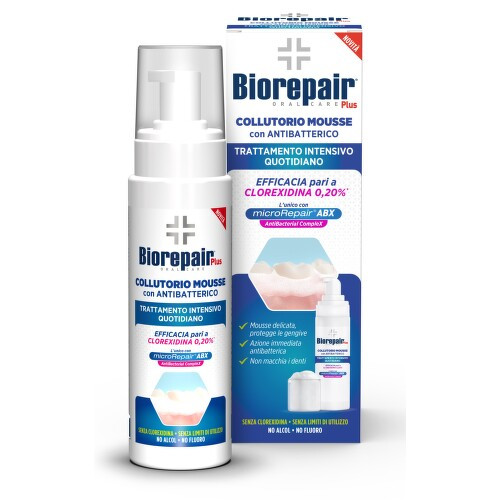 Biorepair Plus Intenzivní Pěnová ústní Voda 200ml