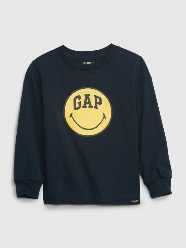 GAP Gap & Smiley® Triko dětské Modrá