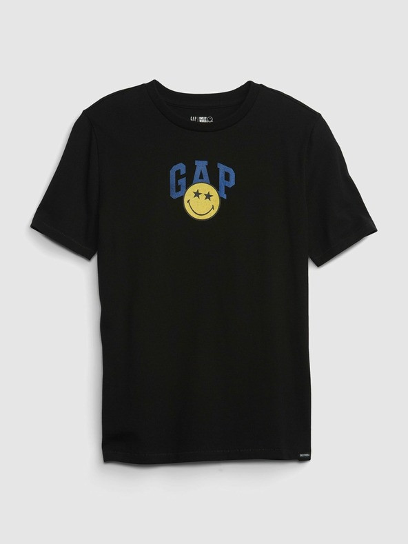 GAP Gap & Smiley® Triko dětské Černá