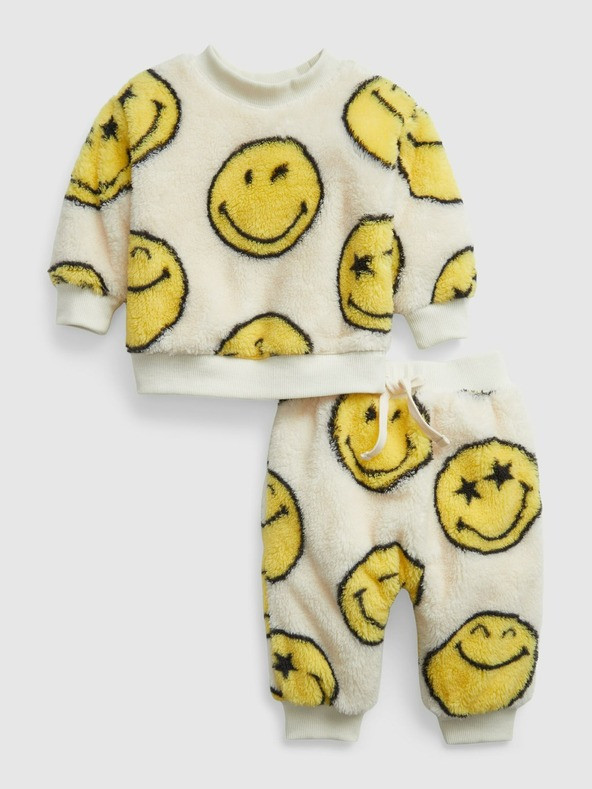 GAP Gap & Smiley® Tepláková souprava dětská Bílá