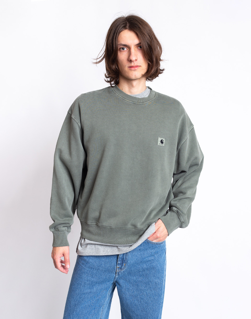 Carhartt WIP W' Nelson Sweat Smoke Green M