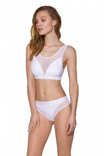 PS002 PANTIES white figi z siateczką