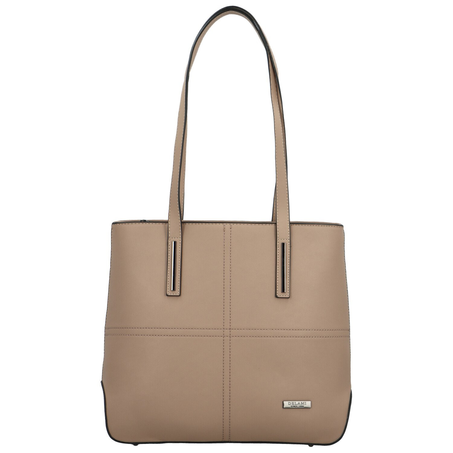 Moderní dámská kabelka na rameno Delami Glimmer, taupe